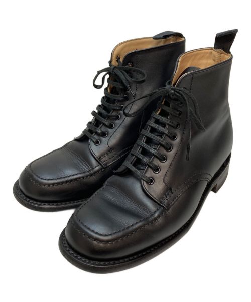 SANDERS（サンダース）SANDERS (サンダース) Apron Derby Boot ブラック サイズ:SIZE 4の古着・服飾アイテム