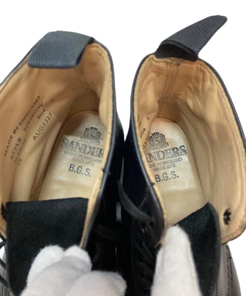 SANDERS（サンダース）SANDERS (サンダース) Apron Derby Boot ブラック サイズ:SIZE 4の古着・服飾アイテム