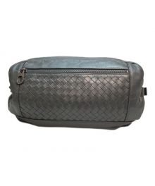 BOTTEGA VENETA（ボッテガベネタ）の古着「イントレチャート ボディーバッグ」｜グレー