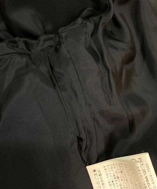 YOKO CHAN（ヨーコチャン）YOKO CHAN (ヨーコチャン) パールデザインフェイクファージャケット ブラック サイズ:SIZE 36の古着・服飾アイテム