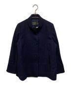 Leilianレリアン）の古着「カシミヤショートコート」｜ネイビー