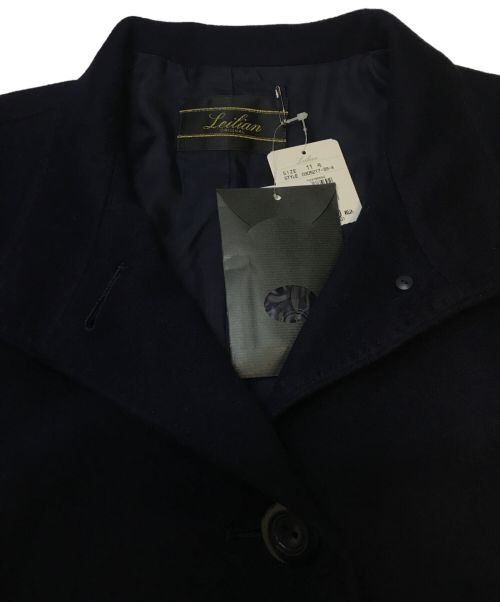 Leilian（レリアン）Leilian (レリアン) カシミヤショートコート ネイビー サイズ:11 未使用品の古着・服飾アイテム