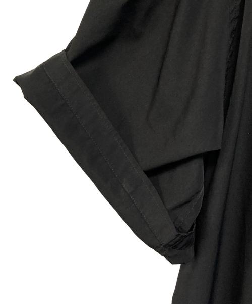 LAD MUSICIAN（ラッドミュージシャン）LAD MUSICIAN (ラッドミュージシャン) OPEN COLLAR MAXI SHIRT ブラック サイズ:46の古着・服飾アイテム