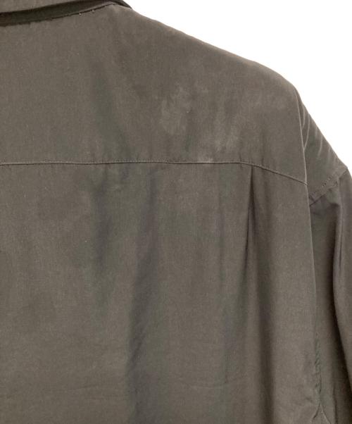 LAD MUSICIAN（ラッドミュージシャン）LAD MUSICIAN (ラッドミュージシャン) OPEN COLLAR MAXI SHIRT ブラック サイズ:46の古着・服飾アイテム