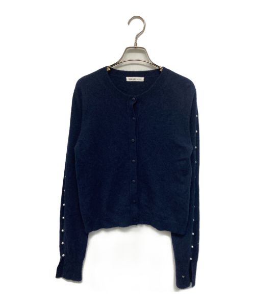 ADEAM（アディアム）ADEAM (アディアム) デュードロップカシミヤカーディガン ネイビー サイズ:Sの古着・服飾アイテム