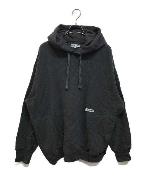 CAHLUMN（カウラム）CAHLUMN (カウラム) Merino Wool＋Cotton Loop Back Sweat Hoodie グレー サイズ:XLの古着・服飾アイテム