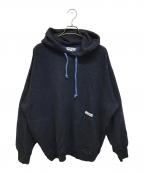 CAHLUMNカウラム）の古着「Merino Wool＋Cotton Loop Back Sweat Hoodie」｜ネイビー