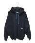 CAHLUMN（カウラム）の古着「Merino Wool＋Cotton Loop Back Sweat Hoodie」｜ネイビー