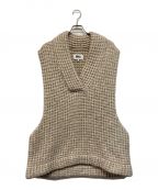 MM6 Maison Margielaエムエムシックスメゾンマルジェラ）の古着「Knit vest」｜ベージュ