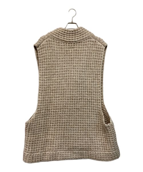 MM6 Maison Margiela（エムエムシックスメゾンマルジェラ）MM6 Maison Margiela (エムエムシックス メゾンマルジェラ) Knit vest ベージュ サイズ:Sの古着・服飾アイテム