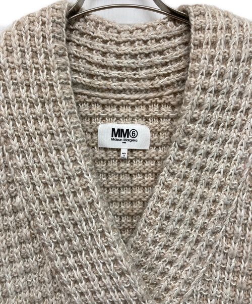 MM6 Maison Margiela（エムエムシックスメゾンマルジェラ）MM6 Maison Margiela (エムエムシックス メゾンマルジェラ) Knit vest ベージュ サイズ:Sの古着・服飾アイテム