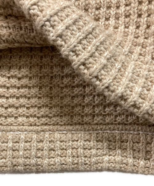 MM6 Maison Margiela（エムエムシックスメゾンマルジェラ）MM6 Maison Margiela (エムエムシックス メゾンマルジェラ) Knit vest ベージュ サイズ:Sの古着・服飾アイテム