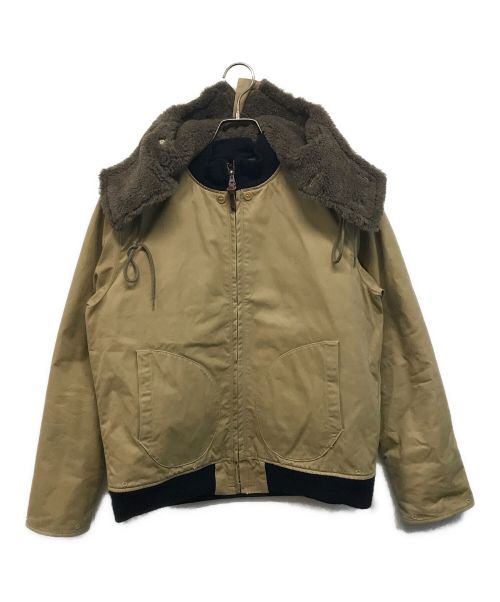 WAREHOUSE（ウエアハウス）WAREHOUSE (ウエアハウス) U.S.NAVY SEABEES ARCTIC WORK JACKET ベージュ サイズ:36の古着・服飾アイテム