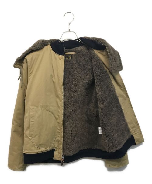 WAREHOUSE（ウエアハウス）WAREHOUSE (ウエアハウス) U.S.NAVY SEABEES ARCTIC WORK JACKET ベージュ サイズ:36の古着・服飾アイテム