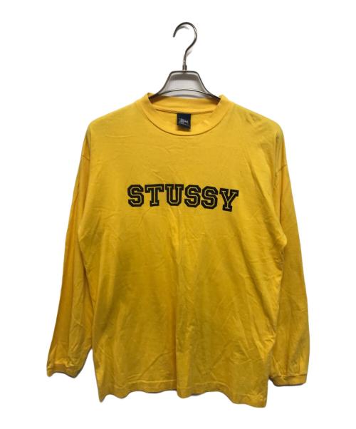 stussy（ステューシー）stussy (ステューシー) ロングスリーブカットソー イエロー サイズ:Sの古着・服飾アイテム