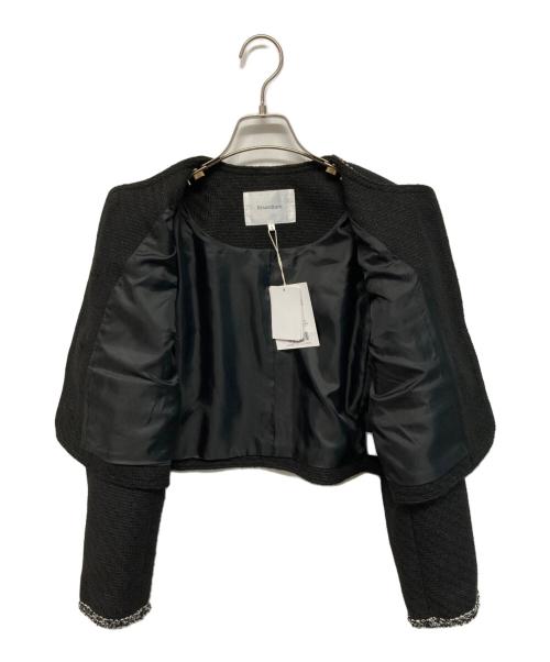 Rirandture（リランドチュール）Rirandture (リランドチュール) クロップドツイードジャケット ブラック サイズ:1の古着・服飾アイテム