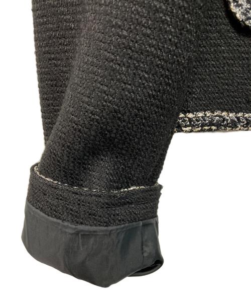 Rirandture（リランドチュール）Rirandture (リランドチュール) クロップドツイードジャケット ブラック サイズ:1の古着・服飾アイテム