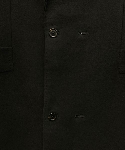 Maison de F（メゾン ド エフ）Maison de F (メゾン ド エフ) ロングチェスターコート ブラック サイズ:-の古着・服飾アイテム