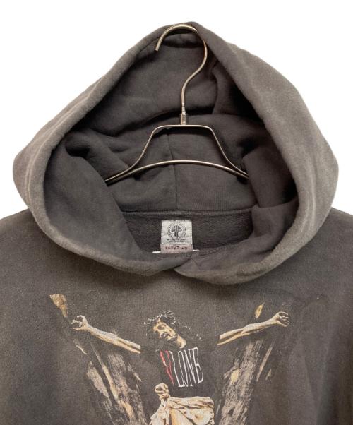 SAINT MICHAEL（セントマイケル）SAINT MICHAEL (セントマイケル) VLONE (ヴィーロン) HOODIE / VLONE / BLACK ブラック サイズ:Lの古着・服飾アイテム