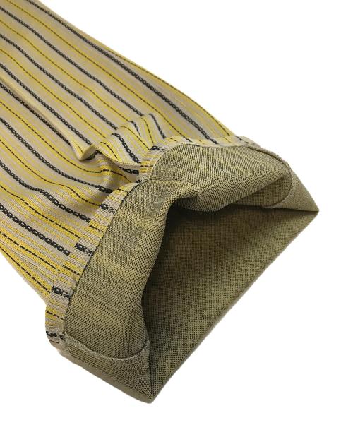 Needles（ニードルズ）Needles (ニードルズ) Boot-Cut Jean Poly Jq イエロー×ベージュ サイズ:Sの古着・服飾アイテム