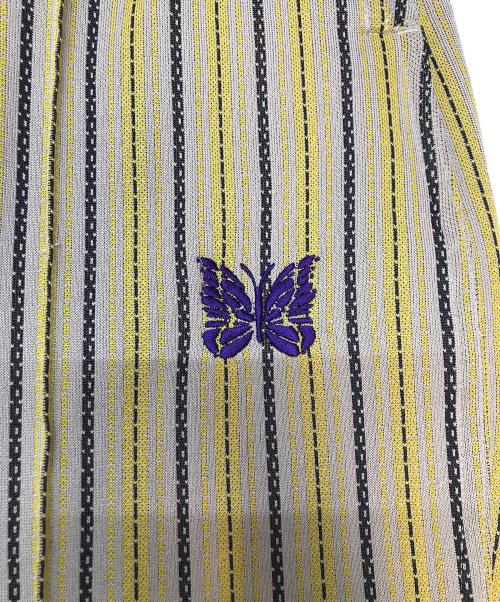 Needles（ニードルズ）Needles (ニードルズ) Boot-Cut Jean Poly Jq イエロー×ベージュ サイズ:Sの古着・服飾アイテム