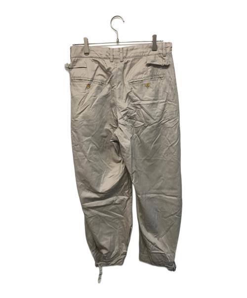 masu（エムエーエスユー）masu (エムエーエスユー) GABARDINE WORK TROUSERS ベージュ サイズ:SIZE　46の古着・服飾アイテム