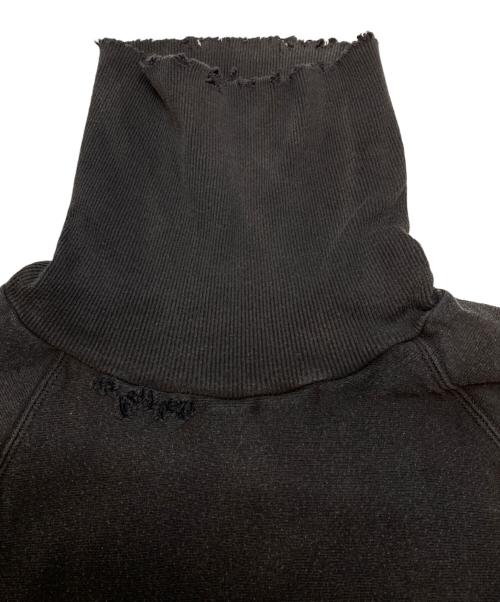 THE JEAN PIERRE（ジャンピエール）THE JEAN PIERRE (ジャンピエール) Pigmentdye Dove Turtle Sweat Shirt グレー サイズ:48の古着・服飾アイテム