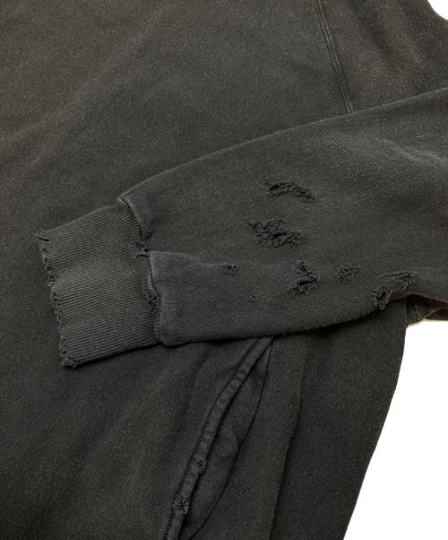 THE JEAN PIERRE（ジャンピエール）THE JEAN PIERRE (ジャンピエール) Pigmentdye Dove Turtle Sweat Shirt グレー サイズ:48の古着・服飾アイテム