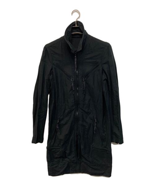 JULIUS（ユリウス）JULIUS (ユリウス) ジップデザインコート ブラック サイズ:1の古着・服飾アイテム