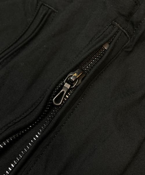 JULIUS（ユリウス）JULIUS (ユリウス) ジップデザインコート ブラック サイズ:1の古着・服飾アイテム