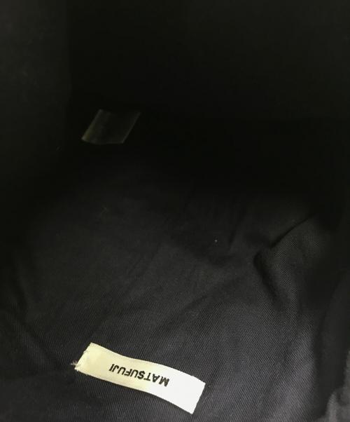 MATSUFUJI（マツフジ）MATSUFUJI (マツフジ) Ripple Stripe Bag ネイビーの古着・服飾アイテム