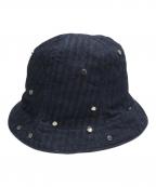 masuエムエーエスユー）の古着「WINDMILL DENIM HAT」｜インディゴ