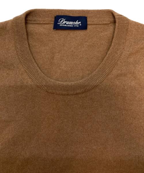 Drumohr（ドルモア）Drumohr (ドルモア) カシミヤニット ブラウン サイズ:52の古着・服飾アイテム