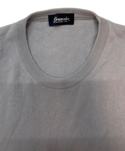 Drumohr（ドルモア）Drumohr (ドルモア) カシミヤカーディガン グレー サイズ:52の古着・服飾アイテム