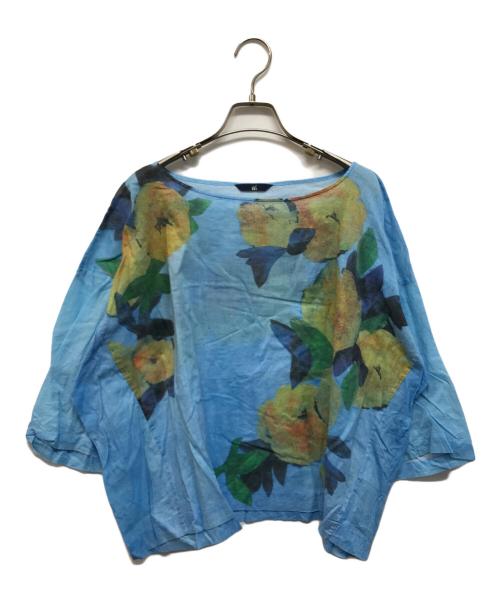 45rpm（45アールピーエム）45rpm (45アールピーエム) 春の七草歳時記ブラウス ブルー サイズ:SIZE 0の古着・服飾アイテム