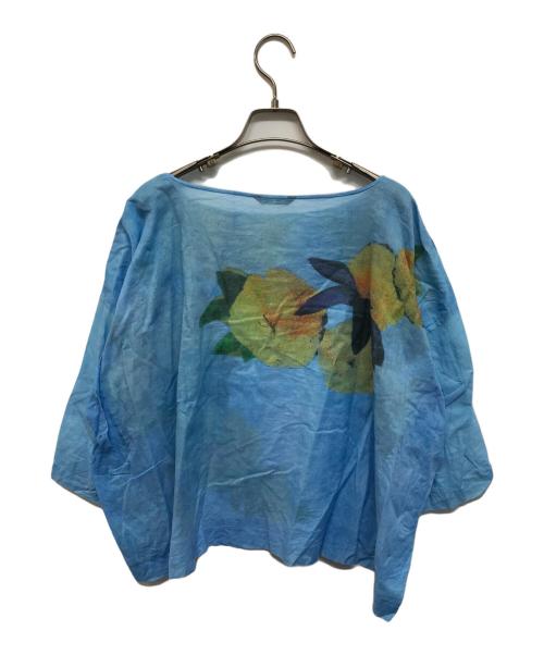 45rpm（45アールピーエム）45rpm (45アールピーエム) 春の七草歳時記ブラウス ブルー サイズ:SIZE 0の古着・服飾アイテム