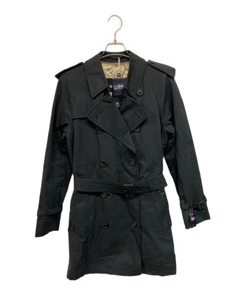 Aquascutum（アクアスキュータム）Aquascutum (アクアスキュータム) ライナー付トレンチコート ネイビー サイズ:SIZE 36の古着・服飾アイテム