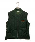 TTT MSWティー）の古着「キルトワークベスト」｜グリーン