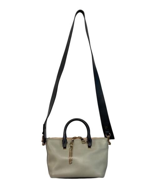 Chloe（クロエ）Chloe (クロエ) 2WAYベイリーハンドバッグ ネイビーの古着・服飾アイテム