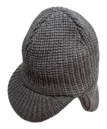 kijima takayuki×CLANE（キジマタカユキ×クラネ）の古着「WOOL KNIT EAR CAP」｜グレー
