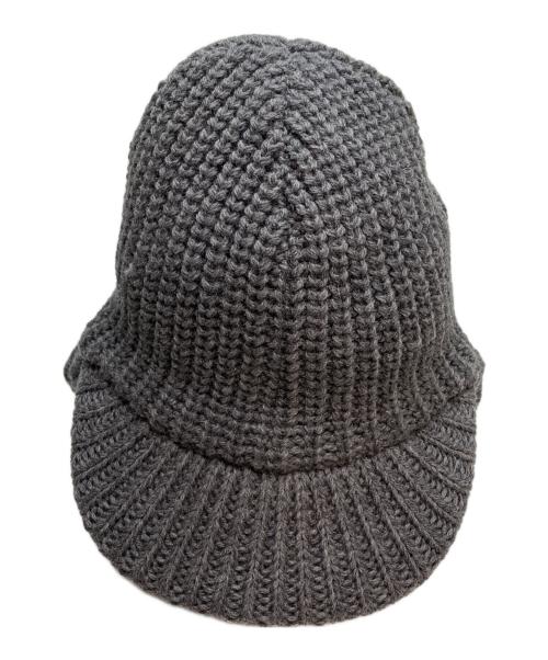 kijima takayuki（キジマタカユキ）KIJIMA TAKAYUKI (キジマタカユキ) CLANE (クラネ) WOOL KNIT EAR CAP グレーの古着・服飾アイテム