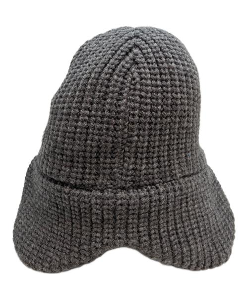 kijima takayuki（キジマタカユキ）KIJIMA TAKAYUKI (キジマタカユキ) CLANE (クラネ) WOOL KNIT EAR CAP グレーの古着・服飾アイテム