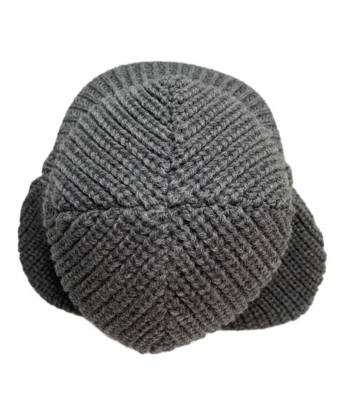 kijima takayuki（キジマタカユキ）KIJIMA TAKAYUKI (キジマタカユキ) CLANE (クラネ) WOOL KNIT EAR CAP グレーの古着・服飾アイテム
