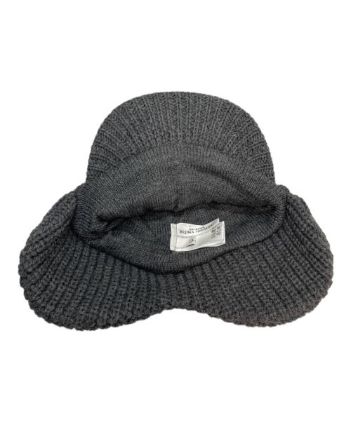 kijima takayuki（キジマタカユキ）KIJIMA TAKAYUKI (キジマタカユキ) CLANE (クラネ) WOOL KNIT EAR CAP グレーの古着・服飾アイテム
