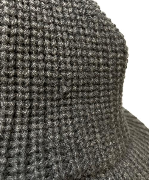 kijima takayuki（キジマタカユキ）KIJIMA TAKAYUKI (キジマタカユキ) CLANE (クラネ) WOOL KNIT EAR CAP グレーの古着・服飾アイテム