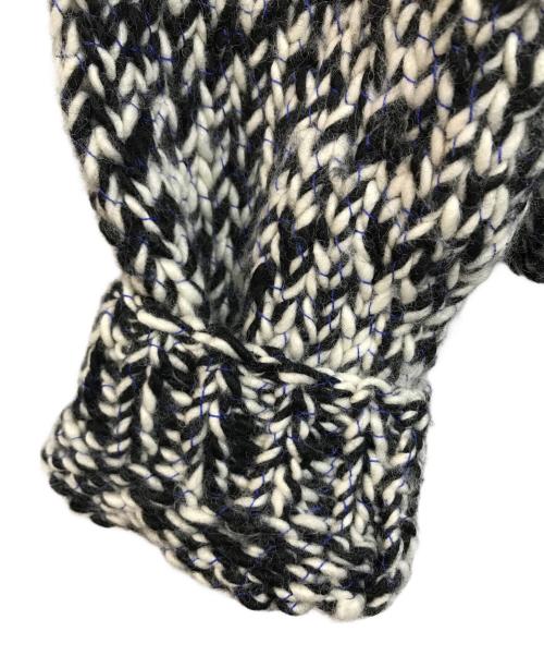 6(ROKU) BEAUTY&YOUTH（ロク ビューティーアンドユース）6(ROKU) BEAUTY&YOUTH (ロク ビューティーアンドユース) ウール ローゲージ カーディガン ブラック サイズ:Freeの古着・服飾アイテム