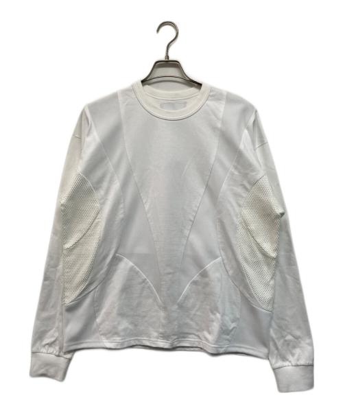 yoshio kubo（ヨシオクボ）yoshio kubo (ヨシオクボ) デザインカットソー ホワイト サイズ:SIZE 2の古着・服飾アイテム