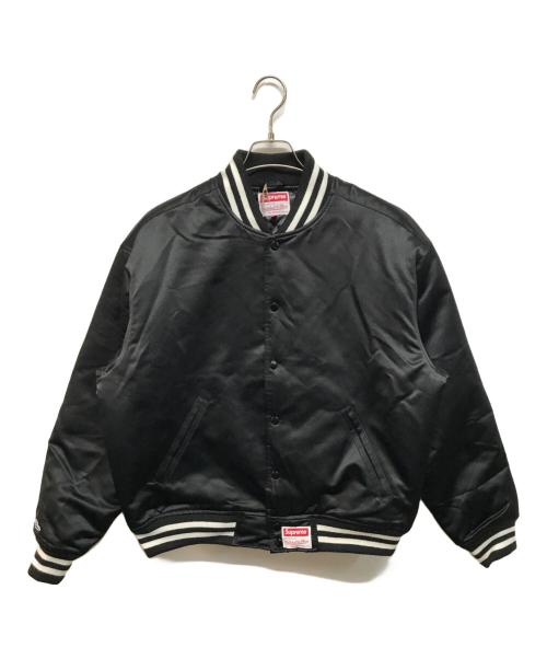 SUPREME（シュプリーム）SUPREME (シュプリーム) MITCHELL & NESS (ミッチェルアンドネス) Varsity Jacket ブラック サイズ:Mの古着・服飾アイテム
