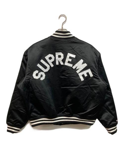 SUPREME（シュプリーム）SUPREME (シュプリーム) MITCHELL & NESS (ミッチェルアンドネス) Varsity Jacket ブラック サイズ:Mの古着・服飾アイテム