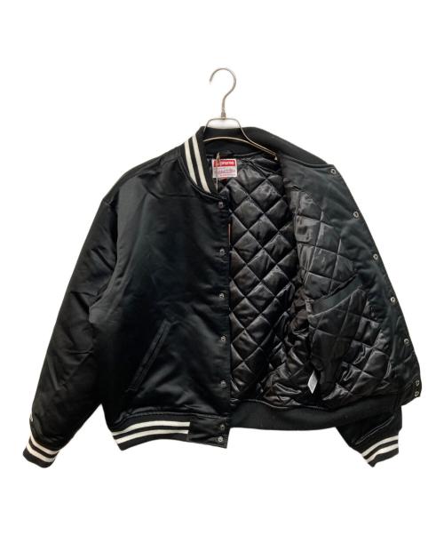 SUPREME（シュプリーム）SUPREME (シュプリーム) MITCHELL & NESS (ミッチェルアンドネス) Varsity Jacket ブラック サイズ:Mの古着・服飾アイテム